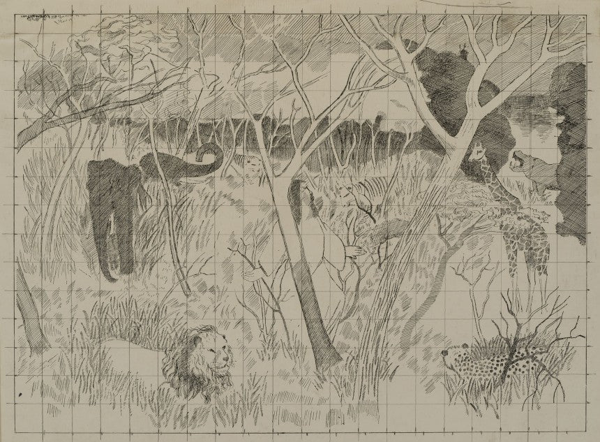 The Ten Commandments: Noah Summoning the Animals (alt. title Noah, Universal Father, calling up the Beasts)