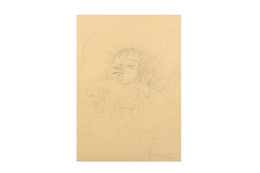 Sleeping Baby (alt. title: Gillian Asleep)