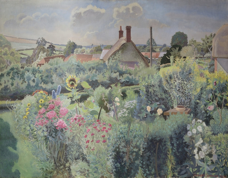 Cottage Garden at Compton Abbas (alt. title: From a Garden at Compton Abbas)