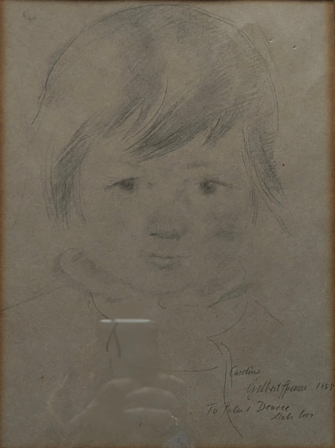 Portrait of Caroline Coppock, aged 3