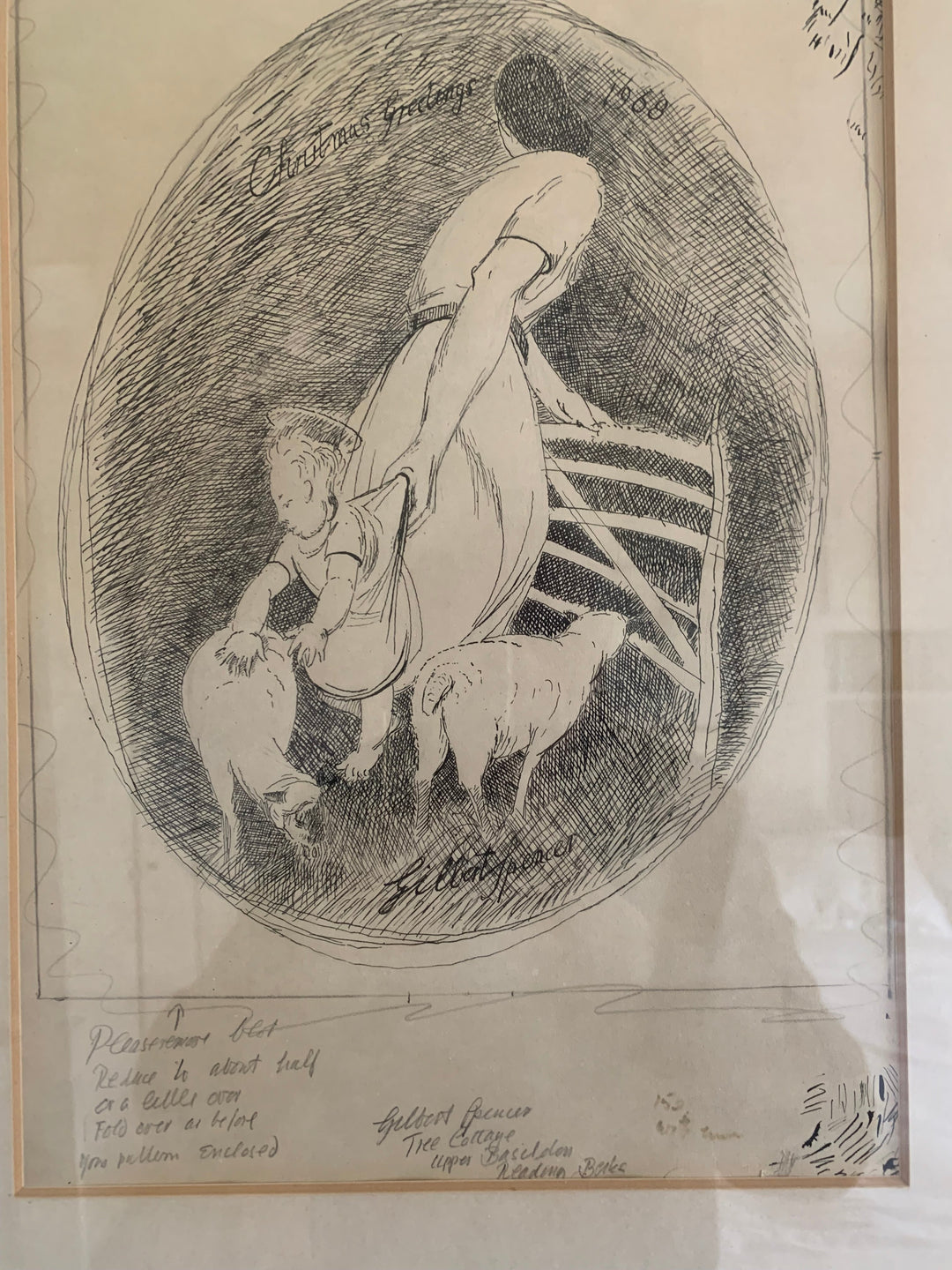 Christmas Card 1968 (drawing)