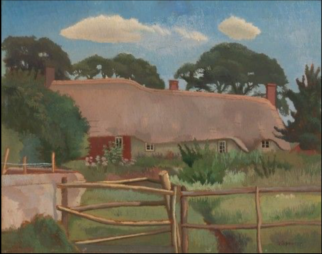 Cottages at Durweston (alt. title: Thatched Cottages, Durweston)
