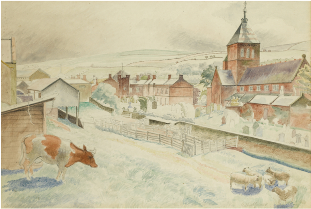 Farmyard at St Bees, Cumberland