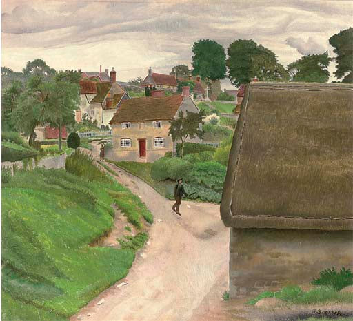 Garsington Village (alt. title: Garsington Village and War Memorial)
