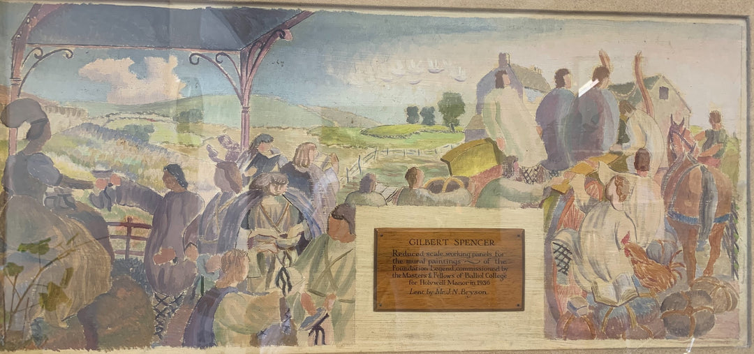 The Legend of Balliol: modello for west wall