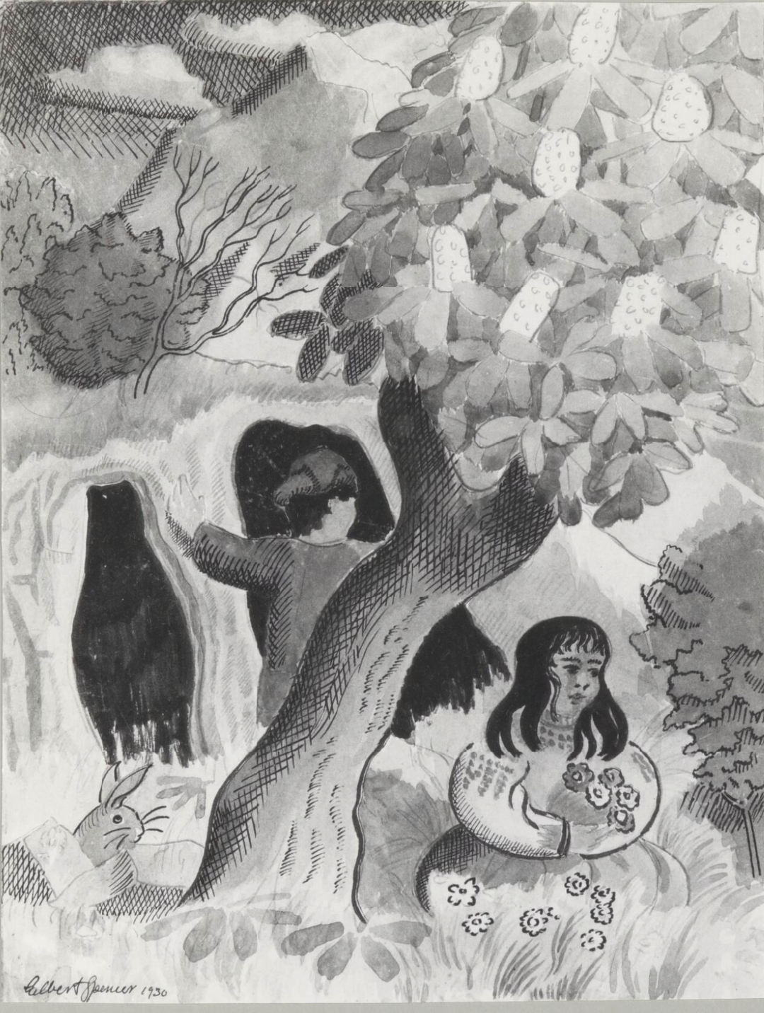 Paquite and Manelda in the Caves