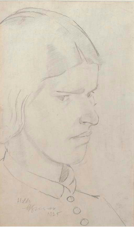 Portrait of Hilda Carline (alt. title: Portrait of Hilda Spencer)