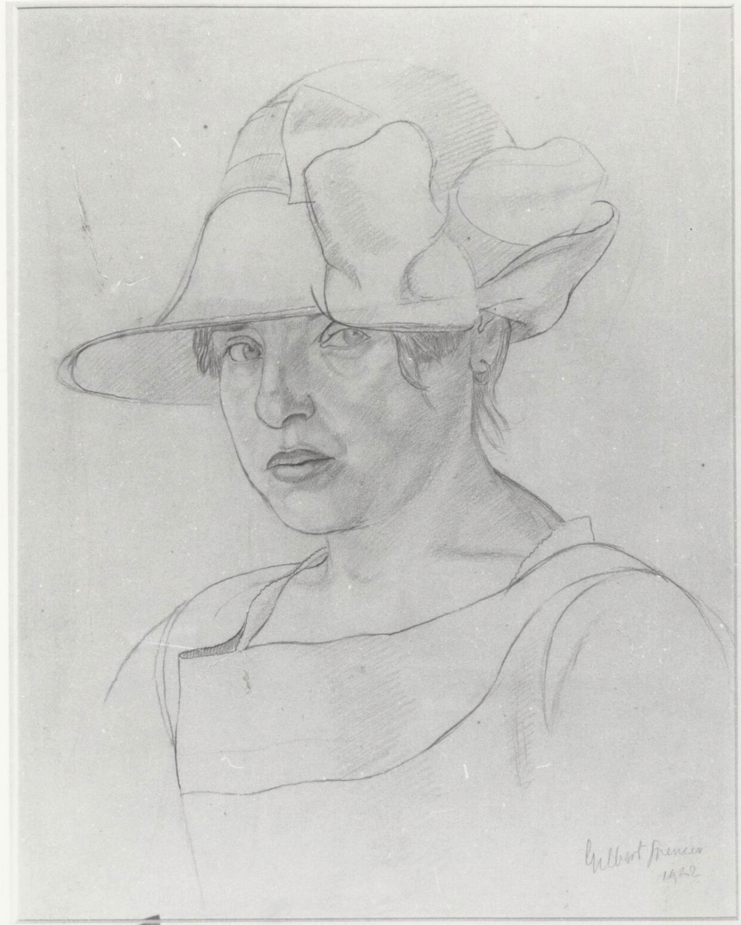 Portrait of Mabel Nash (alt. title: Girl with a Hat)