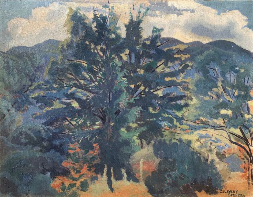 Silver How from Ladywood (alt. titles: A View from a Window at Ladywood, Garden at Ladywood)