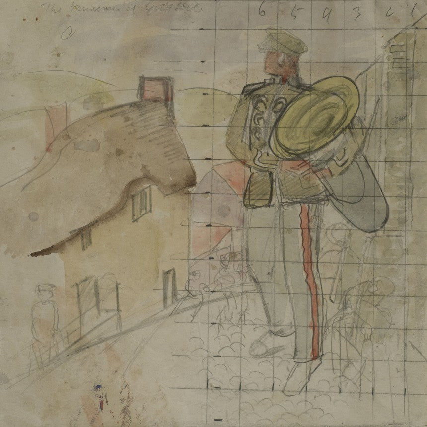 The Bandsman on Gold Hill alt. title Gold Hill