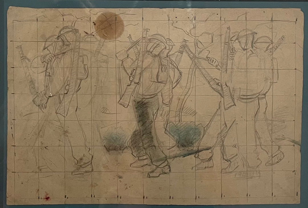 Study for Troops in the Lake District