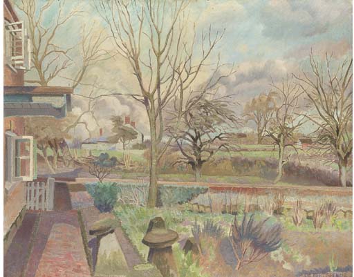 The artist's garden, Burden's Farm House