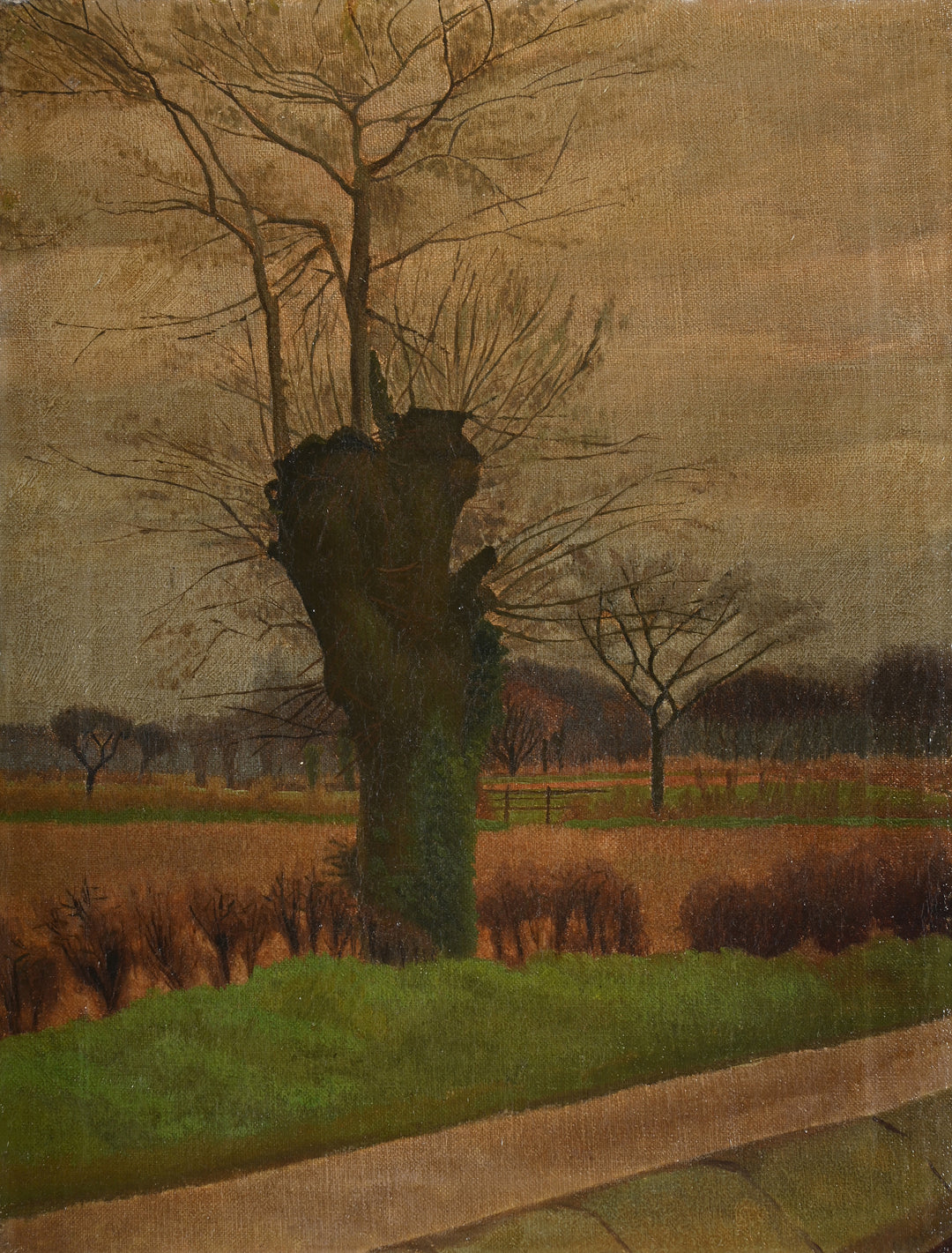 Winter landscape near Oxford