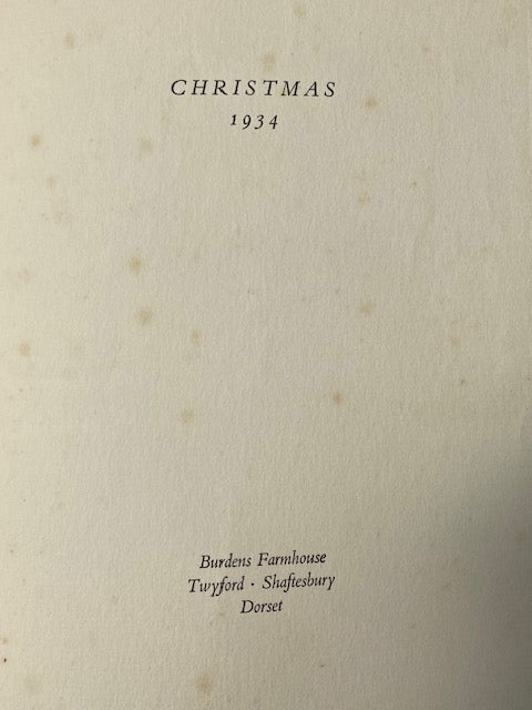 Christmas card 1934