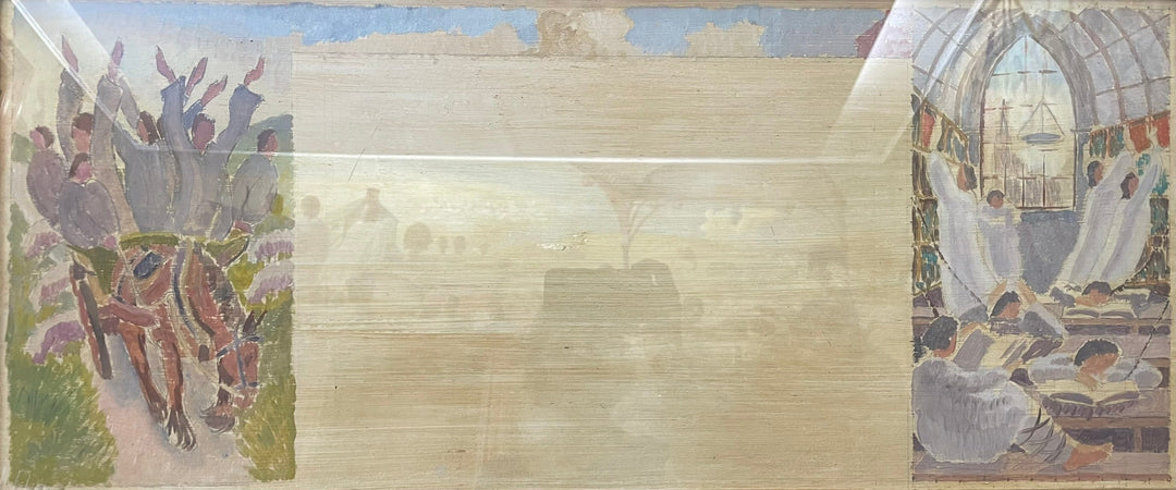 The Legend of Balliol: modello for north wall