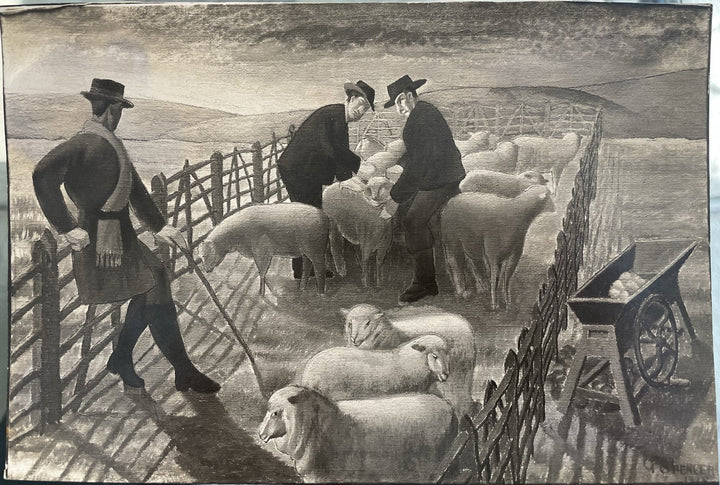 The Sheep Pen (alt. title: Sheep Fold at Upper Farm)