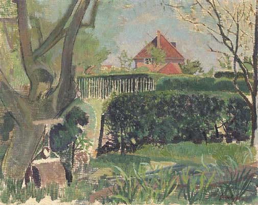 The artist's garden, Tree Cottage, Upper Basildon